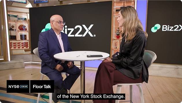 Rohit Arora speaking at NYSE